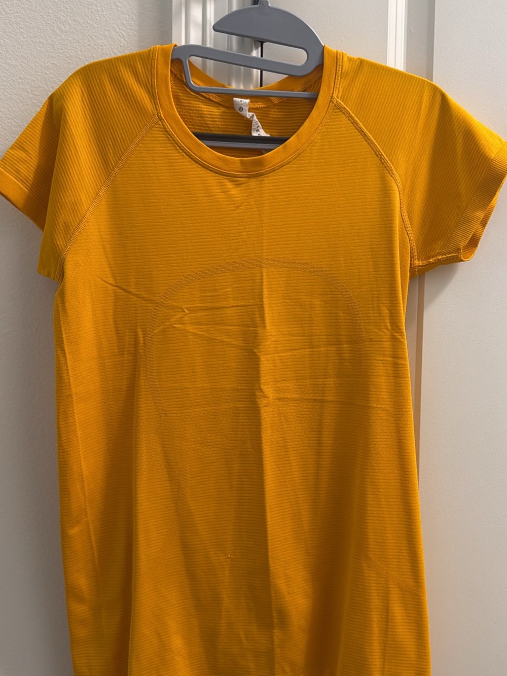 lululemon athletica Short Sleeve Tee in Mustard Yellow